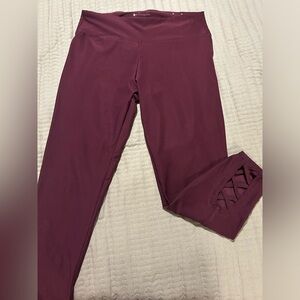 ❤️ Bally total fitness lattice back crop leggings